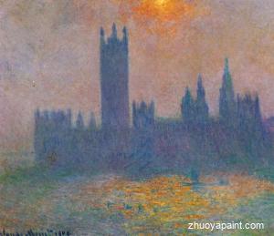 Houses of Parliament, Effect of Sunlight in the fog