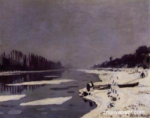 Ice Floes on the Seine at Bougival