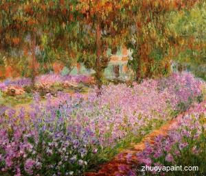 Irises in Monet&acute;s Garden