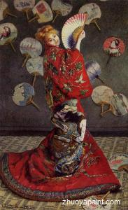 Camille Monet in Japanese Costume