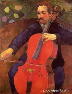 The Cellist (also known as Portrait of Fritz Scheklud)