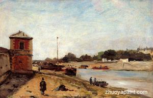 The Seine Opposite the Quai de Passy