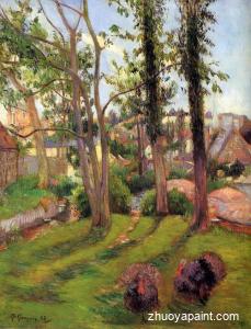 Turkeys (also known as Pont-Aven Landscape)