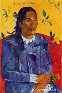  Vahine no te Tiare (also known as Woman with a Flower)