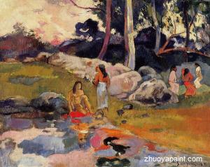 Woman on the Banks of the River