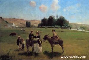 The Donkey Ride at Le Roche Guyon