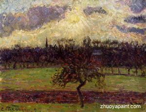 The Fields of Eragny, the Apple Tree