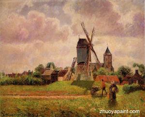 The Knocke Windmill, Belgium