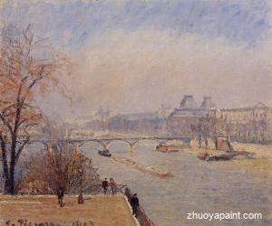 The Louvre - March Mist