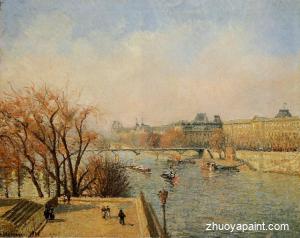 The Louvre- Morning, Sun