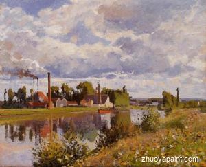 The Oise on the Outskirts of Pontoise