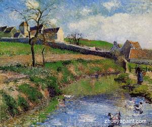 View of a Farm in Osny