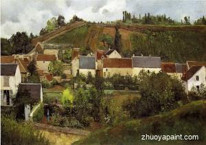 View of l&acute;Hermitage, Jallais Hills, Pontoise