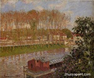 Setting Sun at Moret