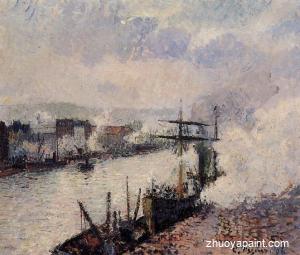 Steamboats in the Port of Rouen