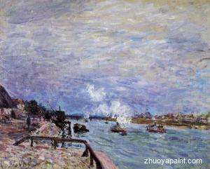 The Seine at Grenelle - Rainy Wether