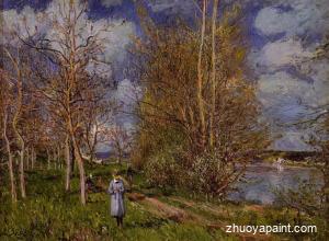 The Small Meadow In Spring - By