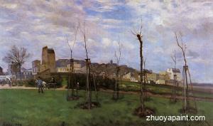 View of Montmartre from the Cite des Fleurs, Les Batignolles