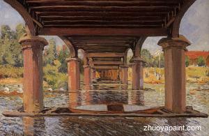 Under the Bridge at Hampton Court