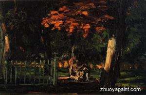 The Lion and the Basin at Jas de Bouffan