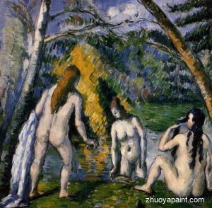 Three Bathers