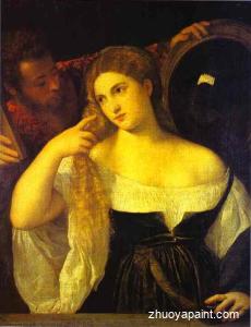 A Woman at Her Toilet