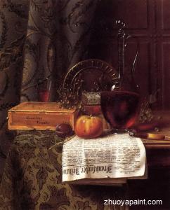 Still Life with Decanter and Frankfurter Zeitung
