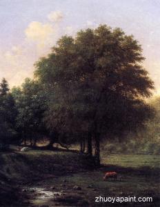 Summer Landscape With Cattle