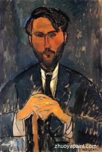 Leopold Zborowski with Cane