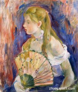 Girl with Fan