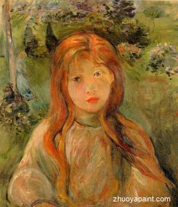 Little Girl at Mesnil (Jeanne Bodeau)