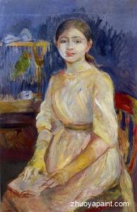 Julie Manet with a Budgie