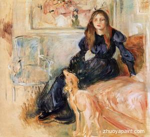 Julie Manet and Her Greyhound, Laertes