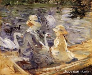 On the Lake in the Bois de Boulogne