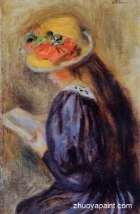 The Little Reader (also known as Little Girl in Blue)