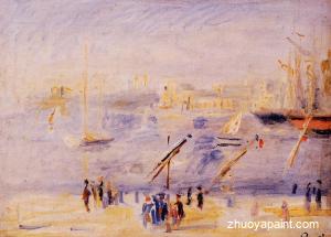 The Old Port of Marseille, People and Boats