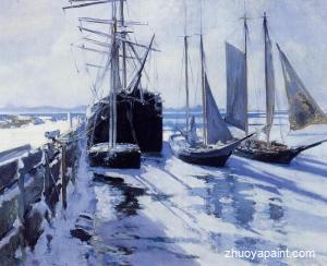 Connecticut Shore, Winter