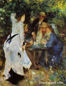 Under the Arbor at the Moulin de la Galette