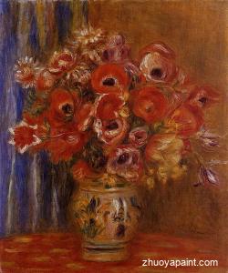 Vase of Tulips and Anemones
