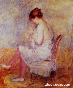 Woman in a Chemise