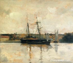 Sailing Boats, Dieppe Harbor