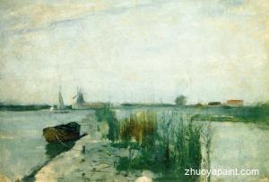 Scene along a Dutch River