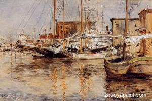 Oyster Boats, North River