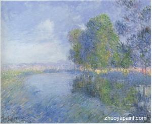 By the River in Autumn