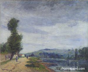 By the Seine - Stormy weather