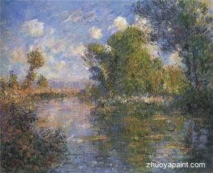 By the Eure River in Autumn