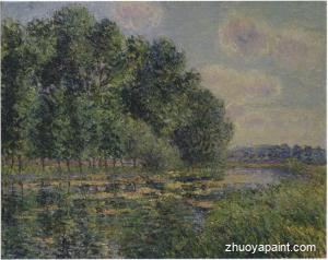 By the Eure River in Summer