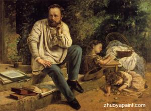 Portrait of P.-J. Proudhon in 1853