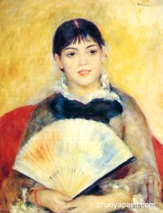 Woman with a Fan