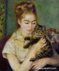 Woman with a Cat